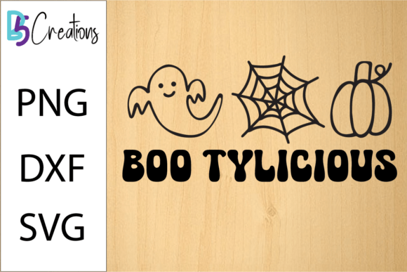 Boo-Tylicious Funny Halloween SVG Design for Graphics and Crafts