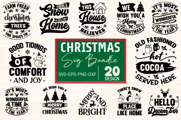 Christmas SVG Bundle: A Graphic Designer’s Take on Festive Creativity