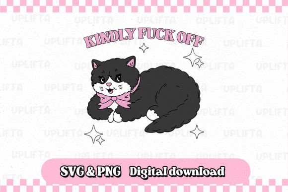 Funny Cat SVG PNG Graphics for Crafts