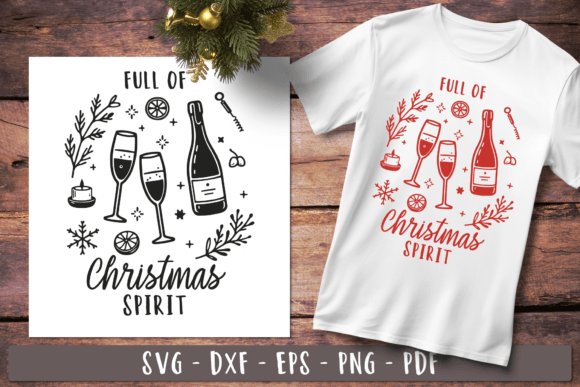 Funny Christmas Graphics for Crafts and Digital Products