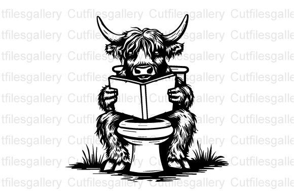 Highland Cow SVG, Funny Highland SVG: A Graphic for Crafts and Creativity