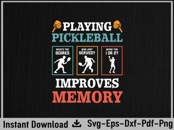 Playful Pickleball Graphics for Creative Crafts