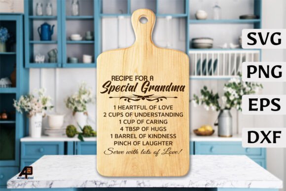 Recipe for Grandma Funny Quotes SVG PNG