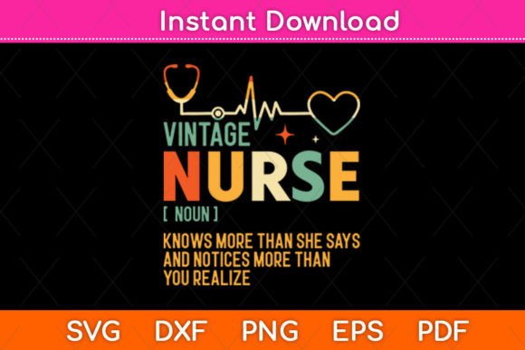 Vintage Nurse Graphics for Creative Publishers